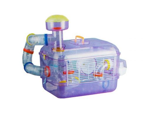 Hamstera Acrílica Con Tubos