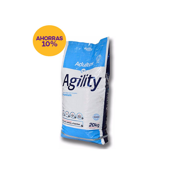 Agility Adulto 20 kg + 2 kg de Regalo
