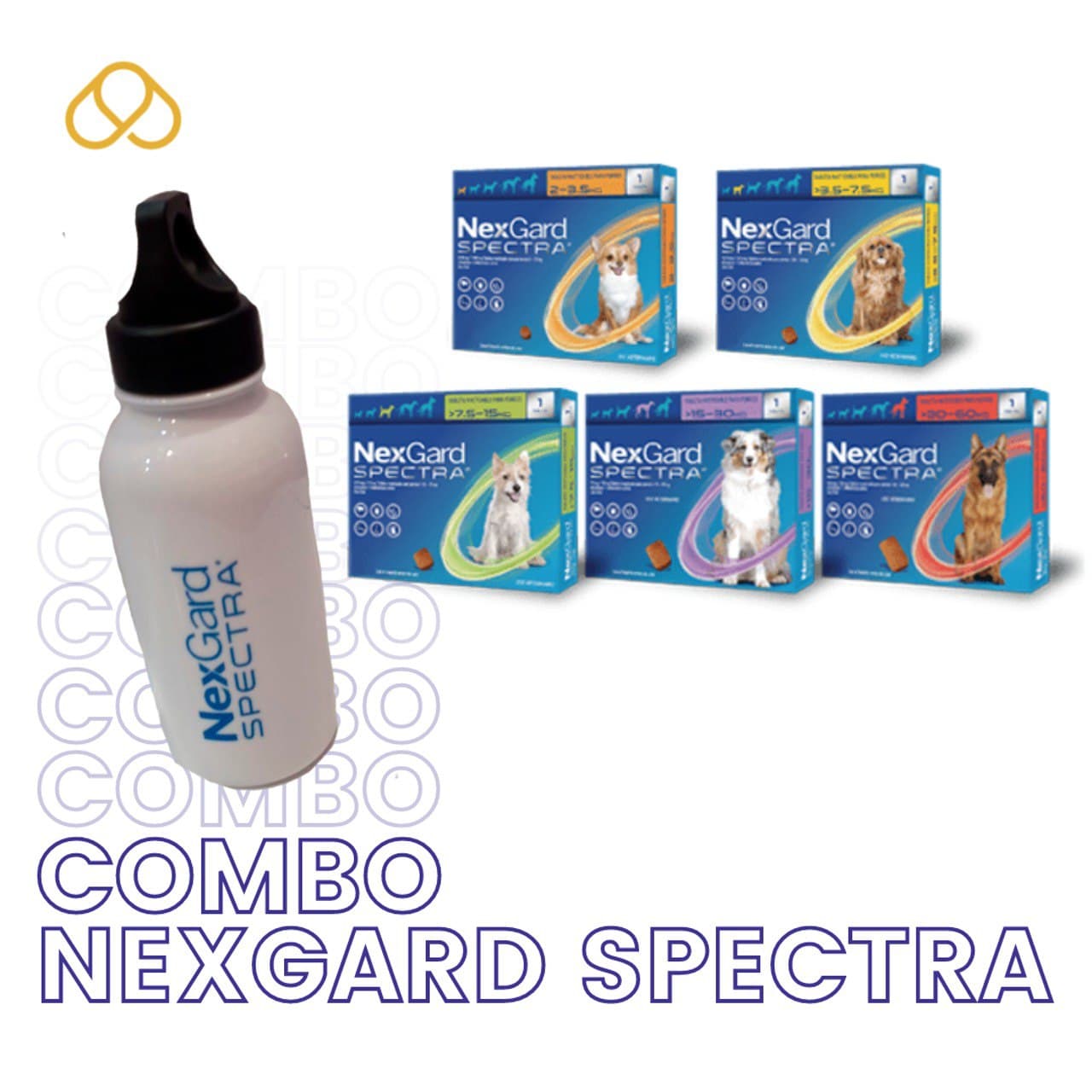 Combo NexGard Spectra Comprimidos