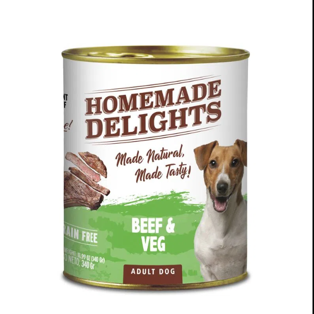 Homemade Delights Perro Adult Beef & Veg