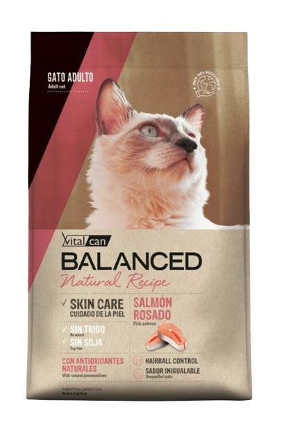 Balanced Gato Natural Recipe Salmon Rosado